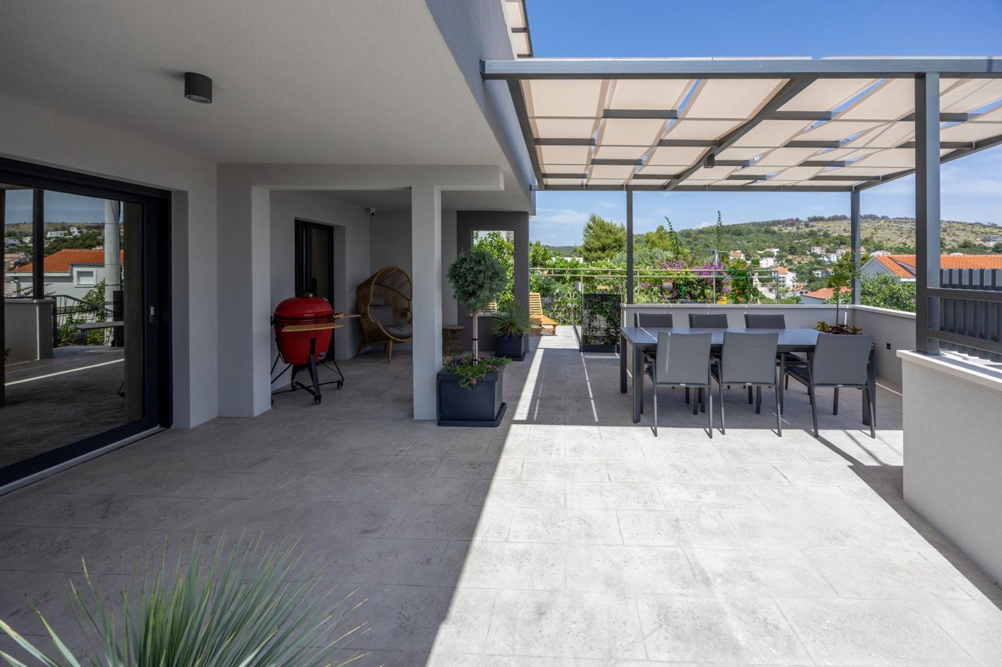 Villa Roma Sauna And Hydrotherapy Pool Trogir Eksteriør billede