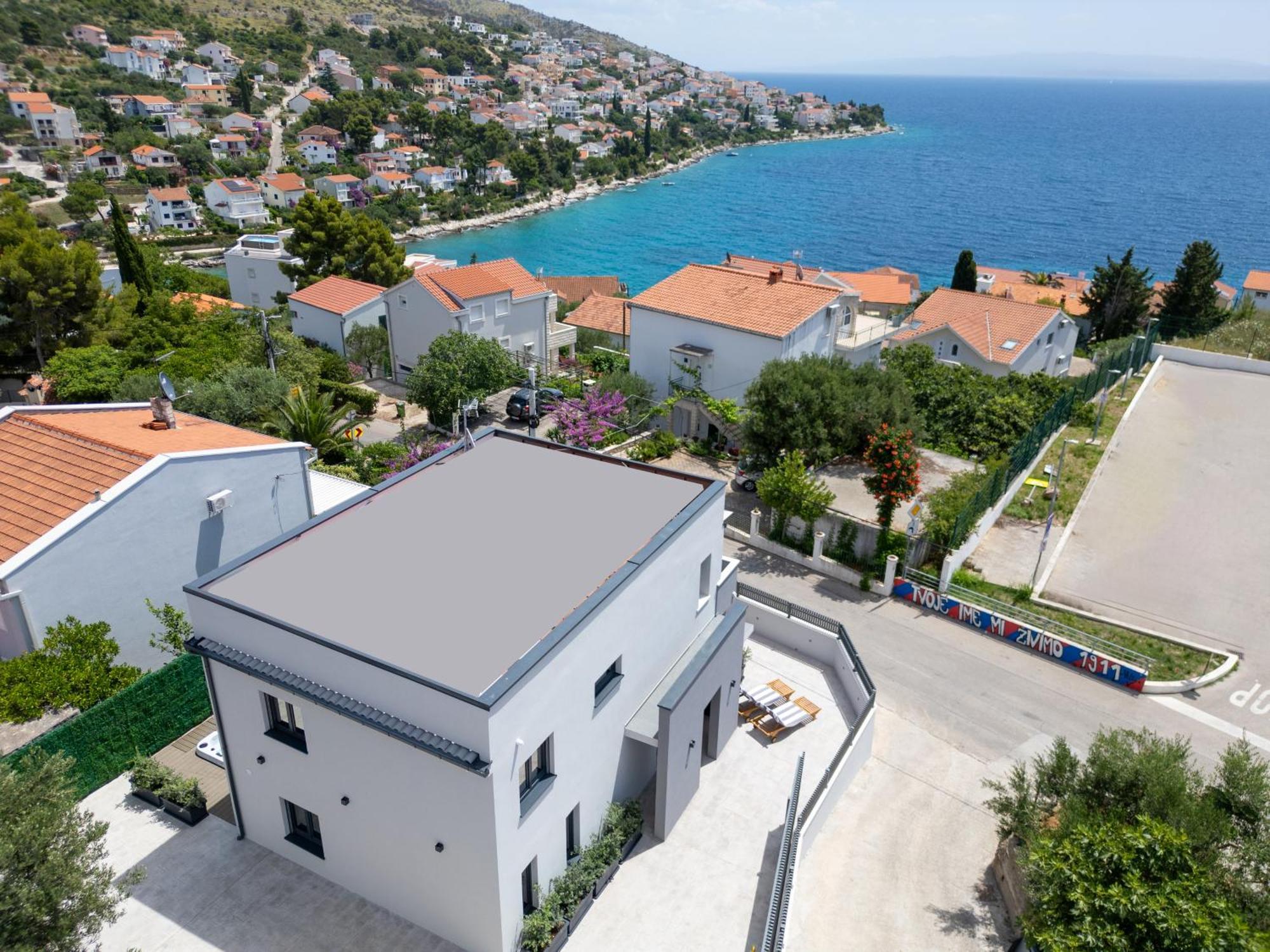 Villa Roma Sauna And Hydrotherapy Pool Trogir Eksteriør billede